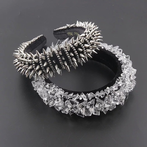 Spikes / Crystal Headband